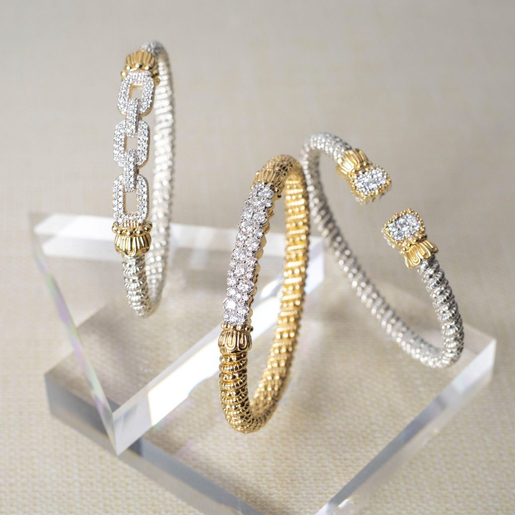 vahan gold and silver diamond bracelets